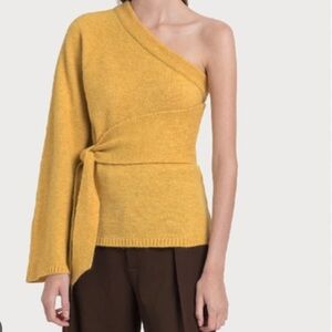 Nanushka yellow wool sweater